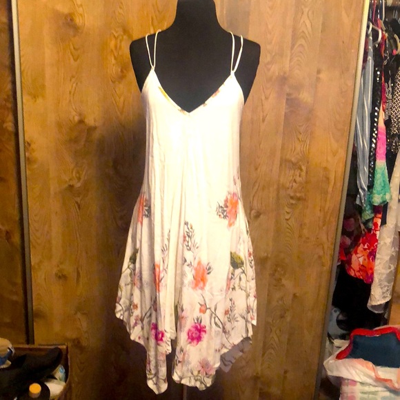 Beautiful Flowing Mini Dress or Blouse by LOVESTITCH size Medium - Picture 1 of 16